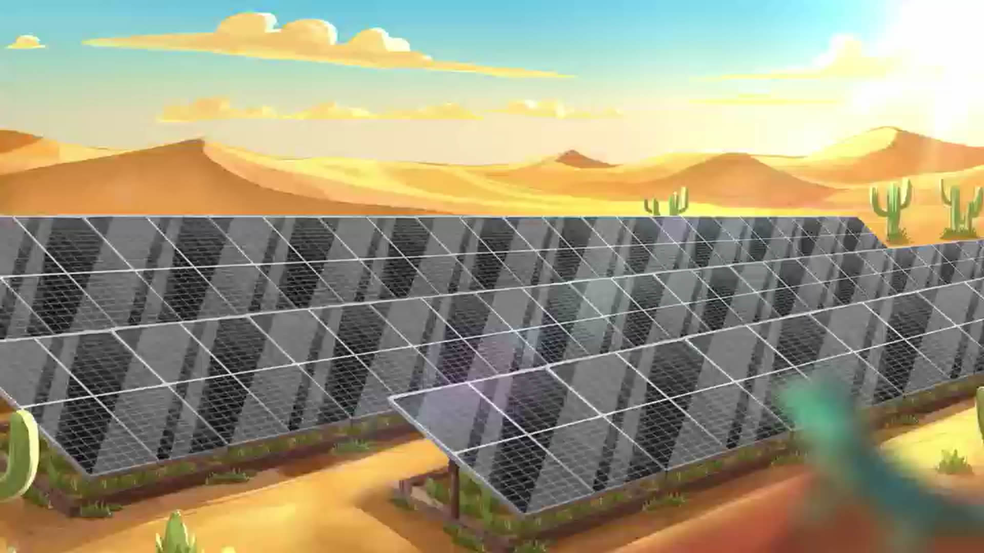 阴影发电优化实验视频